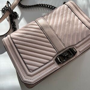 Rebecca Minkoff Blush Pink Quilted Shoulder Bag
